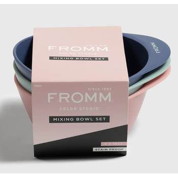 Fromm 10oz Color Bowl Assorted 3-Pack