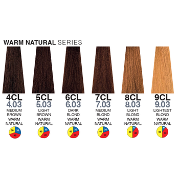 Itely Aquarely 4CL Medium Warm Brown Natural