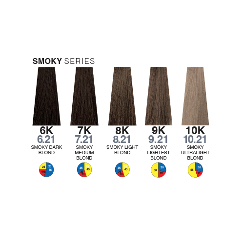 Itely Aquarely 9K Smoky Lightest Blonde