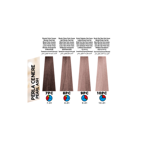 Itely Colorly Optimus 7PC Blonde Pearl Ash