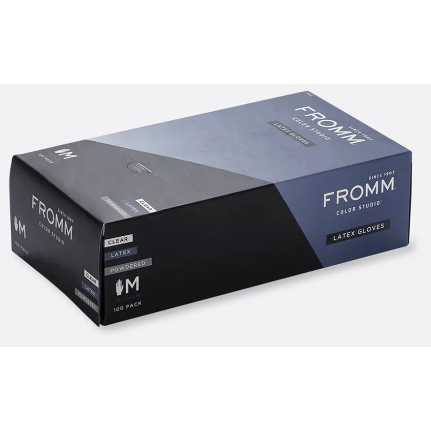 Fromm Latex Gloves Medium 100 Ct