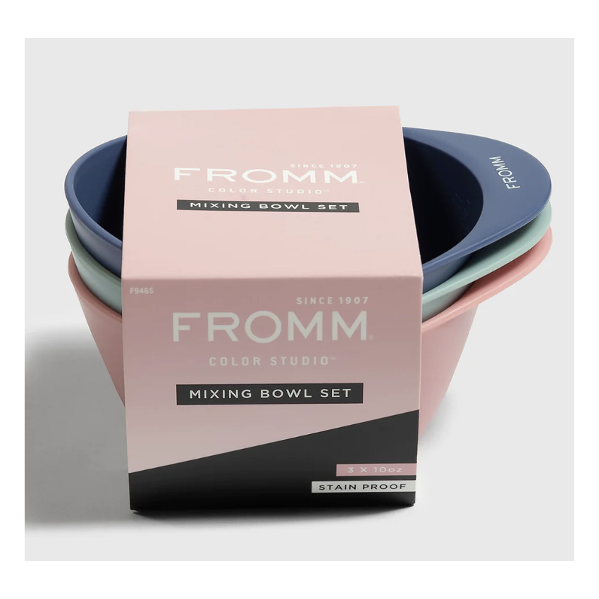 Fromm 10oz Color Bowl Assorted 3-Pack