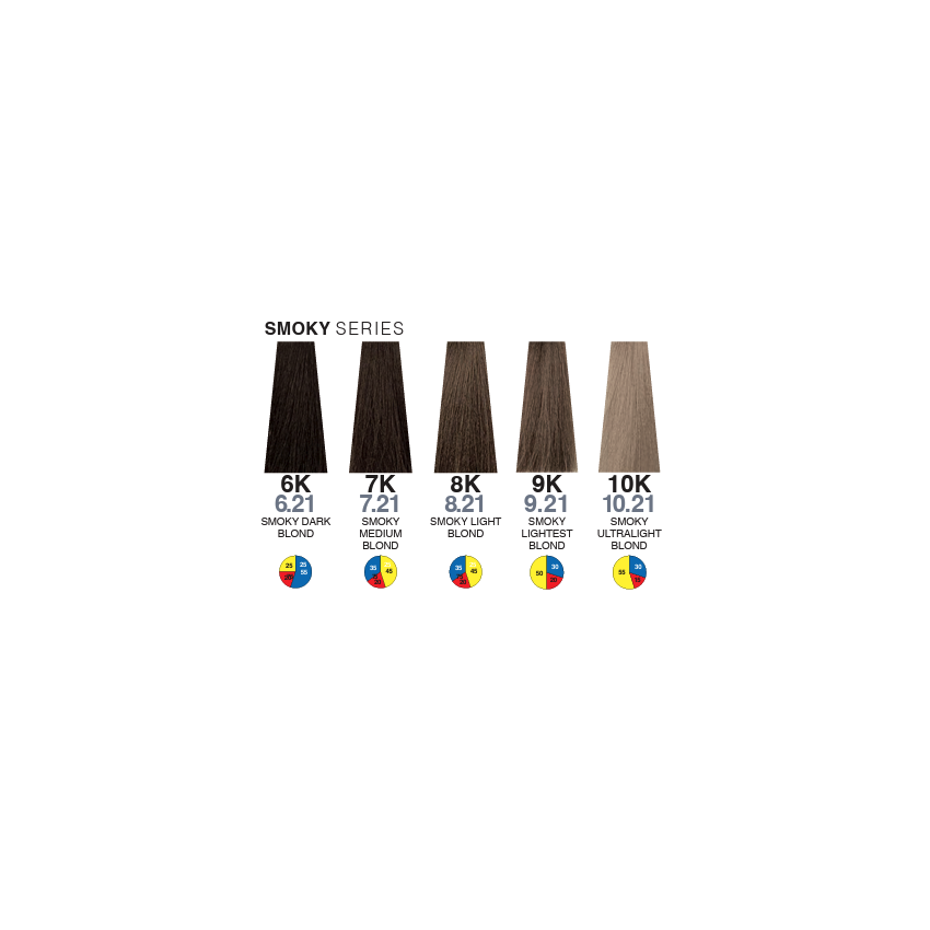 Itely Aquarely 9K Smoky Lightest Blonde